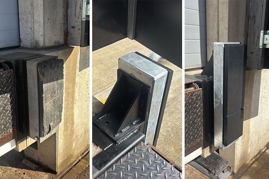 Dock bumper replacement